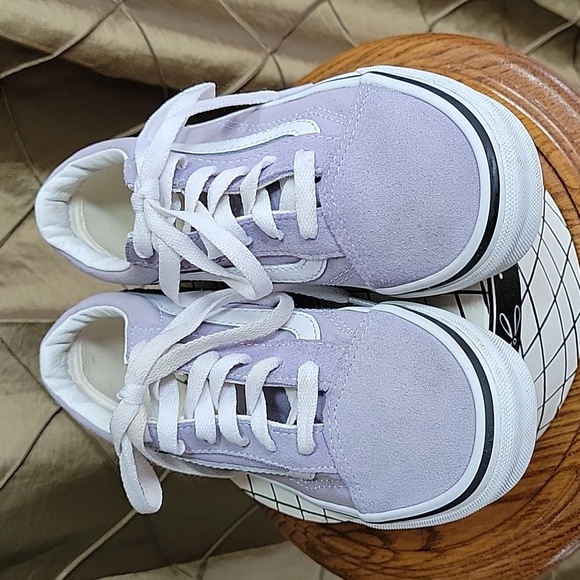 VGUC- Vans Old Skool ‘Languid Lavender’ Canvas & Suede Sneaker - Picture 4 of 8